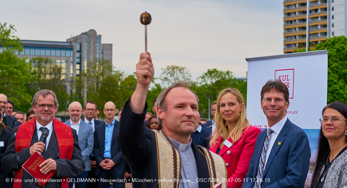 11. Mai 2017 - Grundsteinlegung für die LOGE und dem Kulturquadrat in Neuperlach